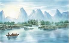 山水建筑画