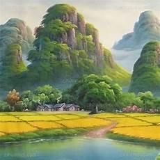 壁画风景画图片大全
